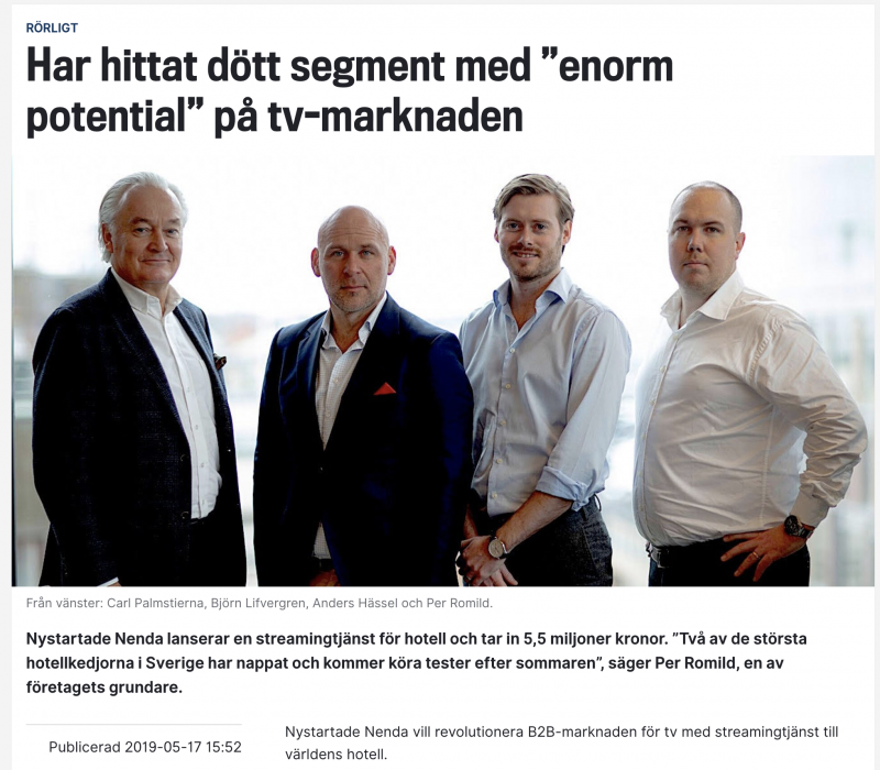 Har hittat dött segment med ”enorm potential” på tv-marknaden